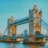 Diamond mosaic - Tower Bridge