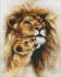 Diamond Painting - Die Zärtlichkeit des Löwen