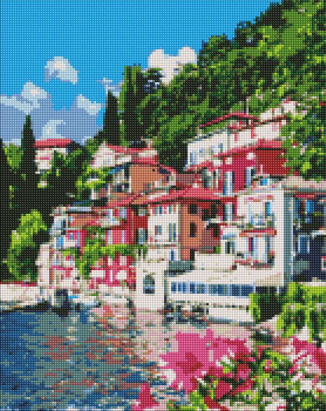 Diamond mosaic - Magic Lake Como