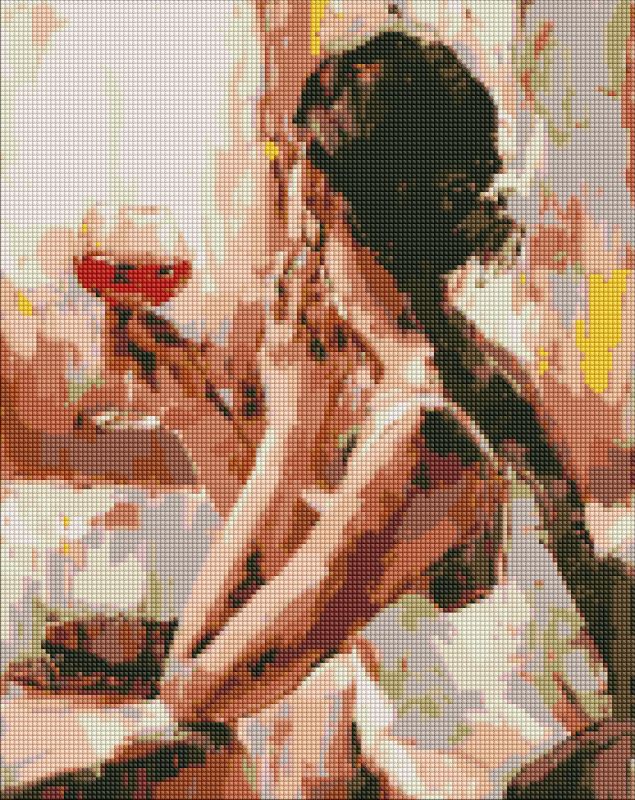 Diamond Painting - Geheimnisvoller Fremder