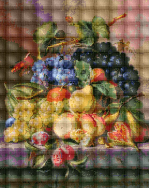 Diamond mosaic - Velvet still life ©Amalie Kärcher