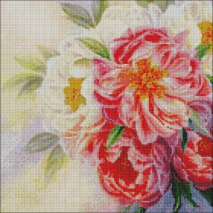 Diamond Painting - Pfingstrosenstimmung ©annasteshka