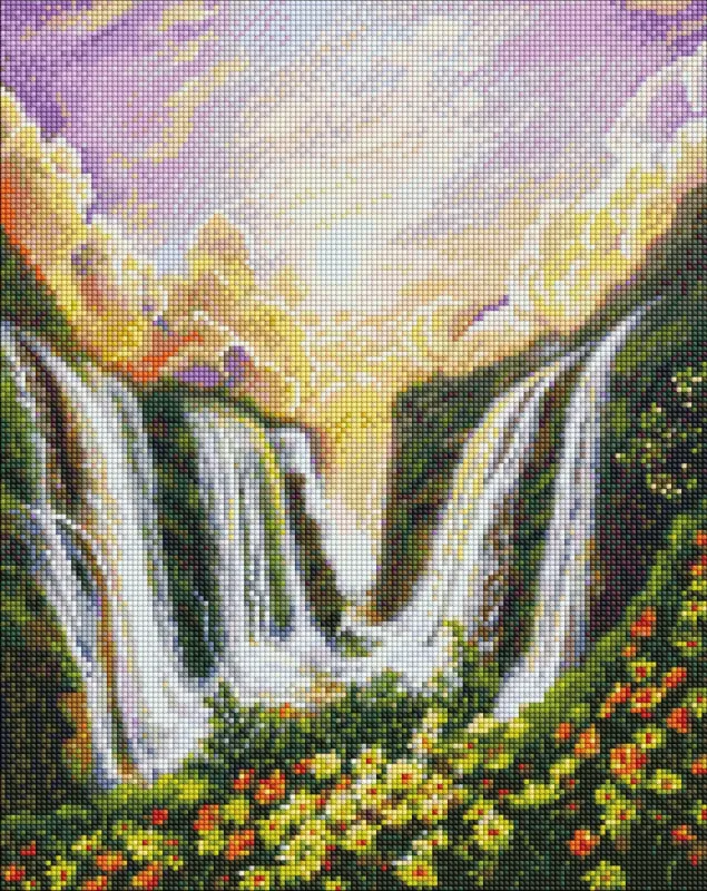 Diamond mosaic - Waterfall of wishes ©annasteshka