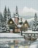 Diamond mosaic - Snowy silence ©akvamarinel_art