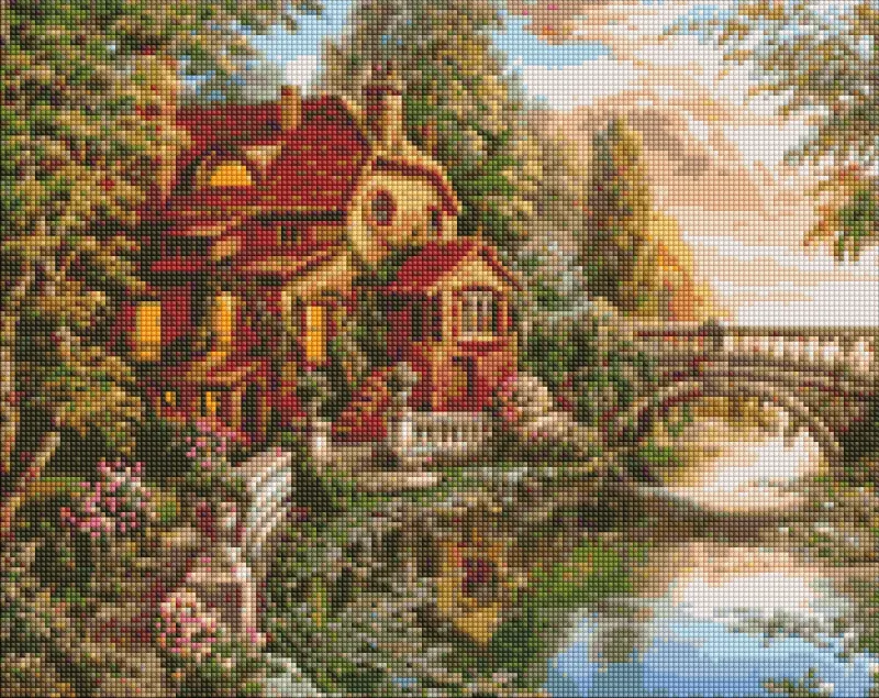 Diamond mosaic - The house is a dream ©Sergey Lobach