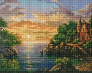 Diamond Painting - Sonnenuntergang ©Sergiy Lobach