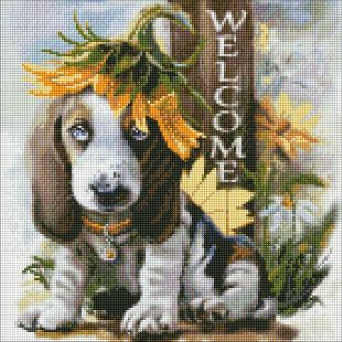 Diamond Painting - Unter der Sonnenblume