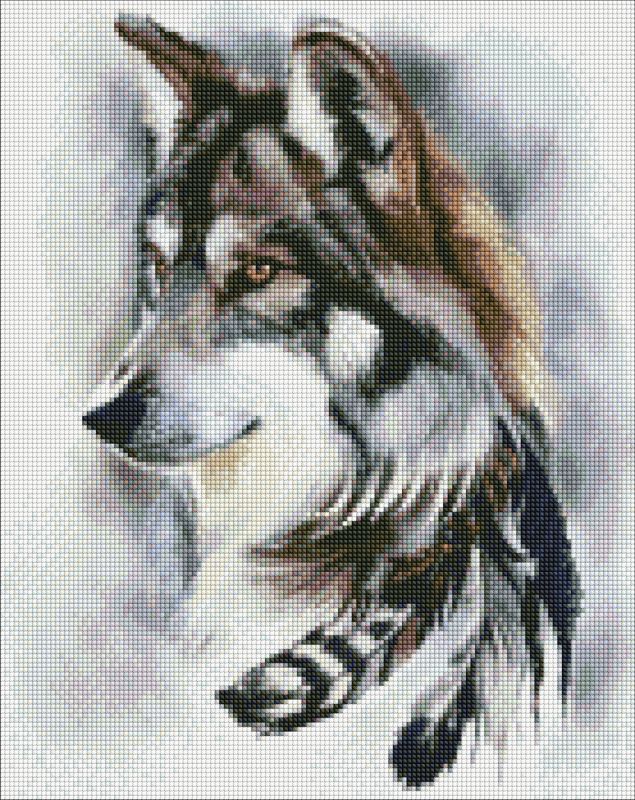 Diamond Painting - Der Anführer der Herde