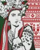 Diamond Painting - Charmante ukrainische Frau ©upillustration