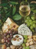 Diamond Painting - Weißwein mit Käse