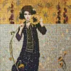 Diamond mosaic - Girl with a sunflower ©tolstukhin artem