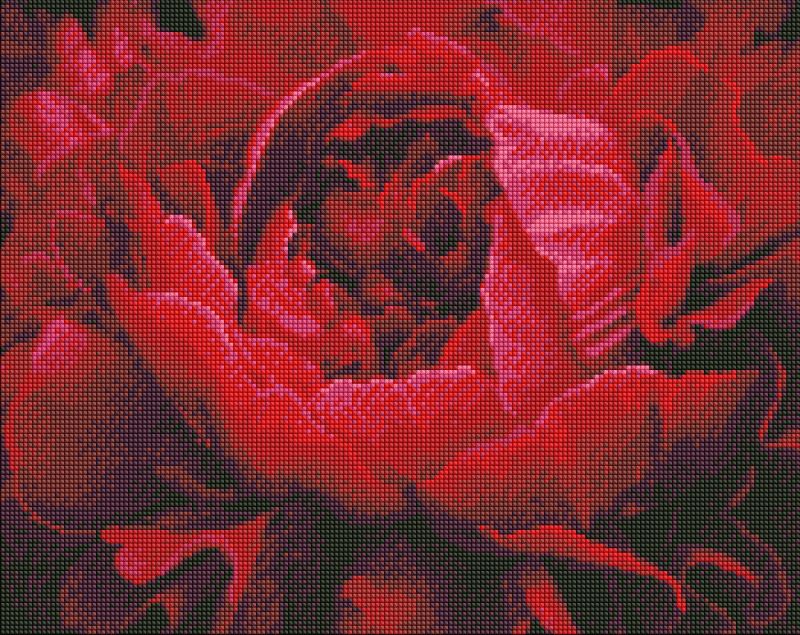 Diamond mosaic - An exquisite flower