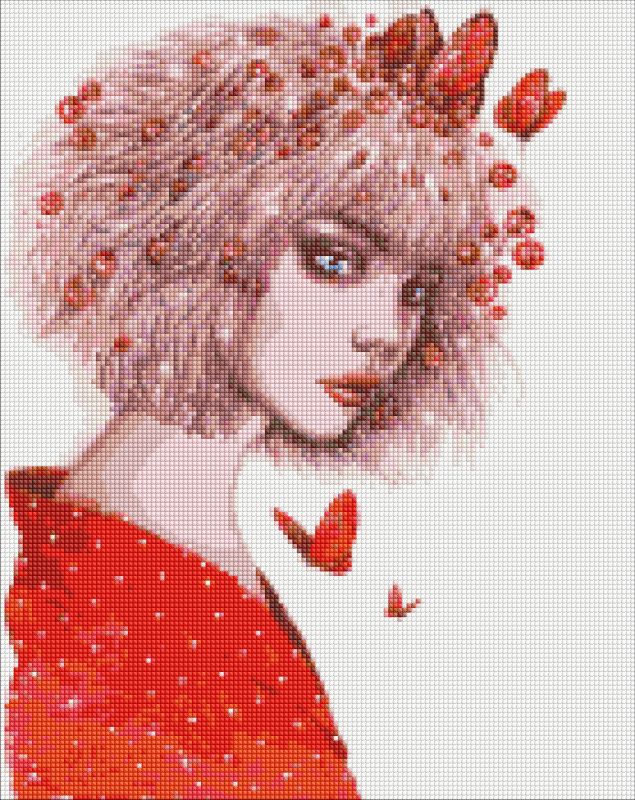 Diamond Painting - Kuss der Schmetterlinge ©lesya_nedzelska_art