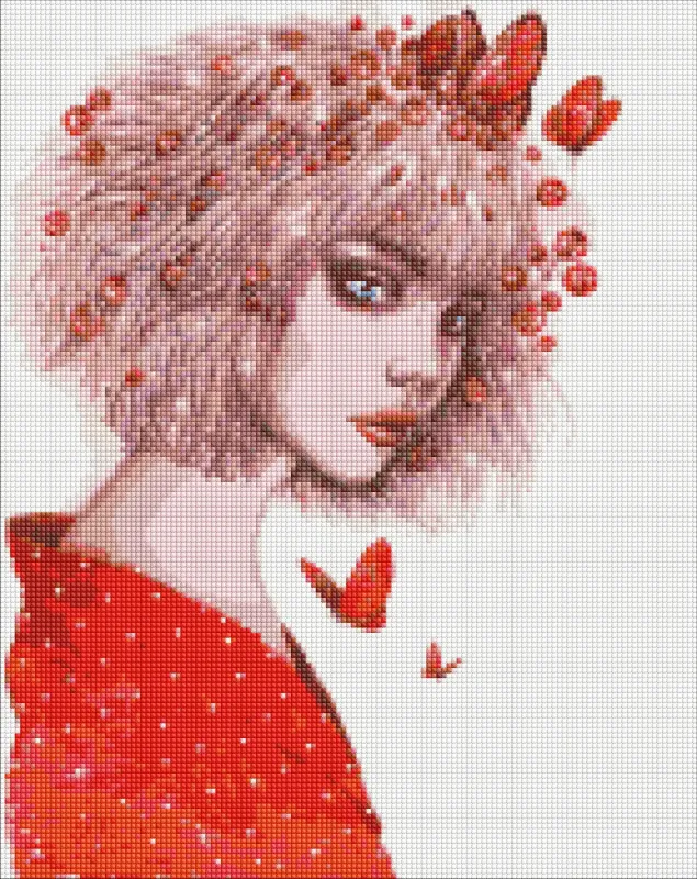 Diamond Painting - Kuss der Schmetterlinge ©lesya_nedzelska_art