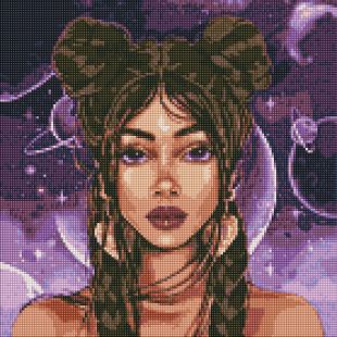 Diamond Painting - Kosmische Sicht ©lien_illustration