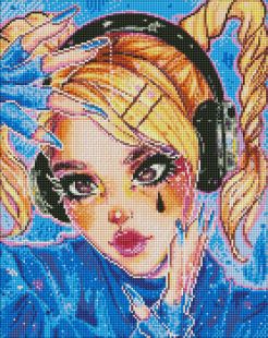 Diamond Painting - Taktmäßiger Musik mit holografischen Strasssteinen (AB) ©nila_art_art