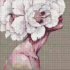 Diamond Painting - Auserlesener Fräulein mit holografischen Strasssteinen (AB) ©lesya_nedzelska_art