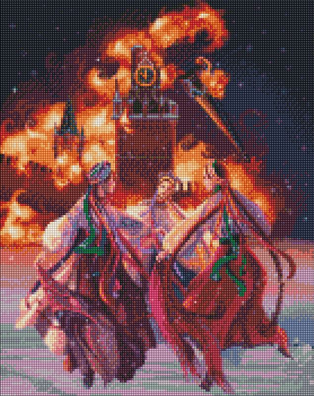 Diamond Painting - Feuer der Freiheit ©Jennifer Sikora
