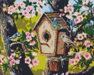 Diamond Painting - Einzugsfest für Vögel ©Oleksandr Zakusilov