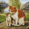 Diamond mosaic - Mother's warmth ©Viktor Khomyak