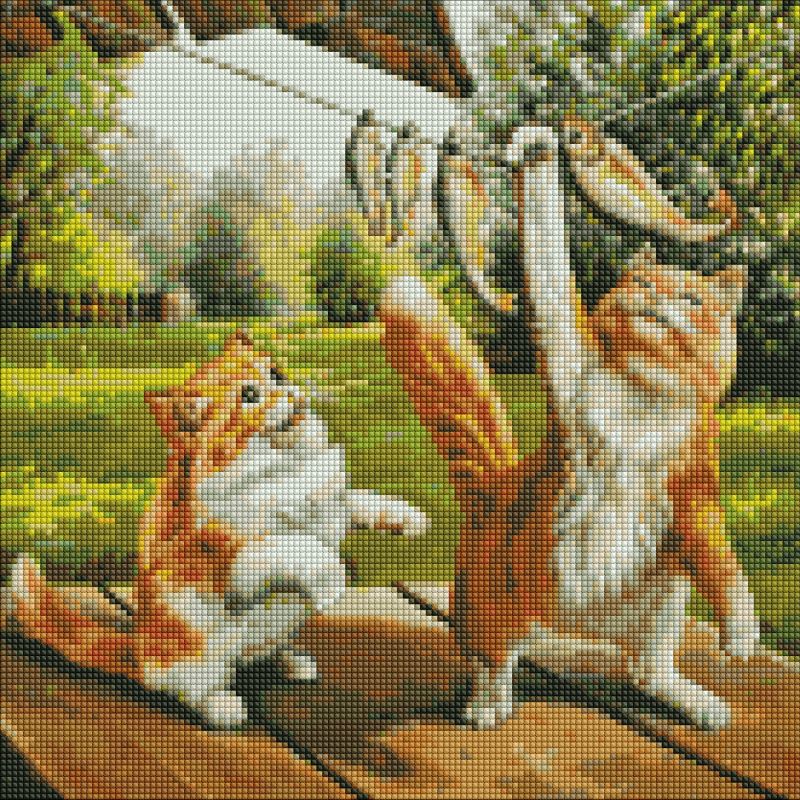 Diamond mosaic - Good catch ©Viktor Khomyak