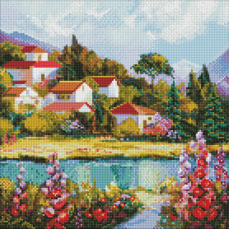 Diamond mosaic - A cozy harbor ©BOND Tetiana