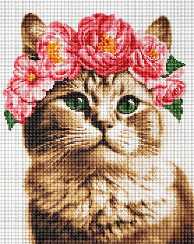 Diamond Painting - Anmutige Kitty ©art_selena_ua