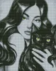 Diamond mosaic - Black fluffy ©pollypop92
