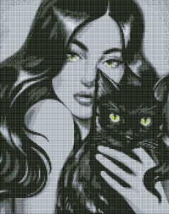 Diamond Painting - Schwarz flauschig ©pollypop92