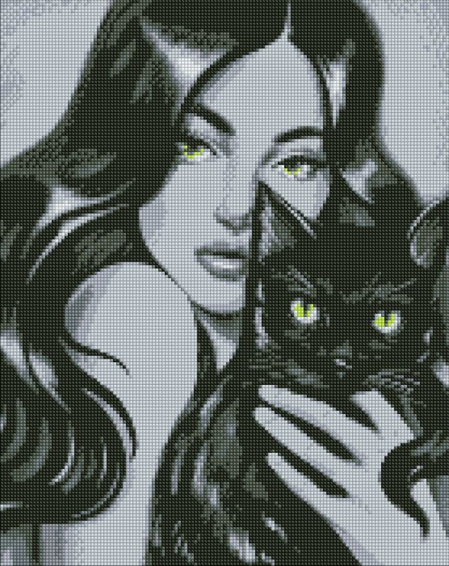 Diamond Painting - Schwarz flauschig ©pollypop92