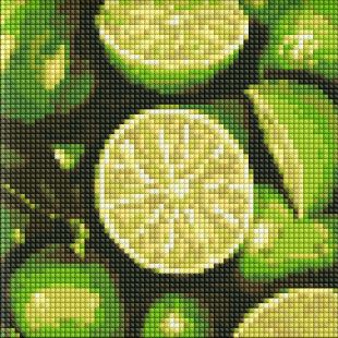 Diamond Painting ohne Rahmen - Saftige Limette