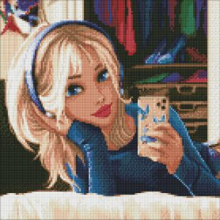 Diamond Painting ohne Rahmen - Lieblings-Selfie ©raretempter