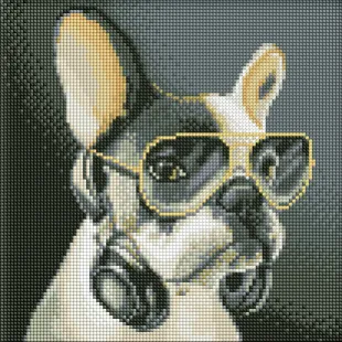 Diamond Painting ohne Rahmen - Flauschiger DJ