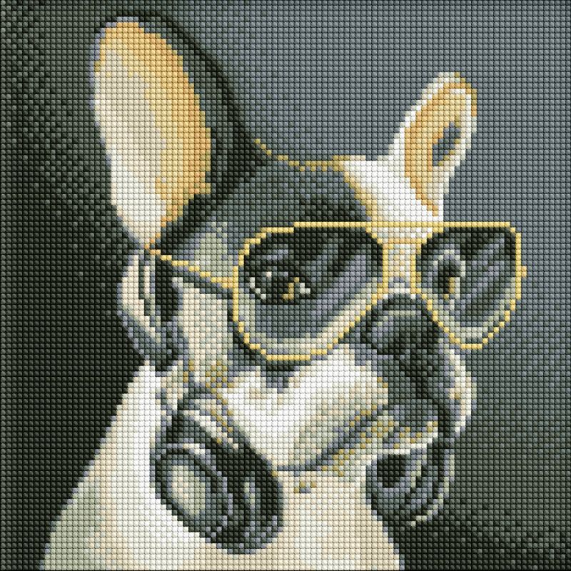 Diamond mosaic without frame - Fluffy DJ