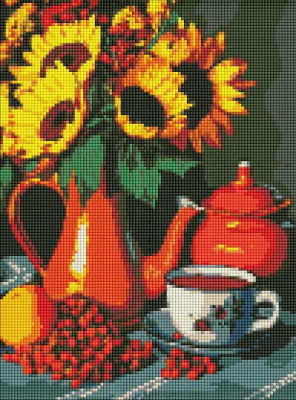 Diamond Painting - Teeparty im Sommer ©art_selena_ua