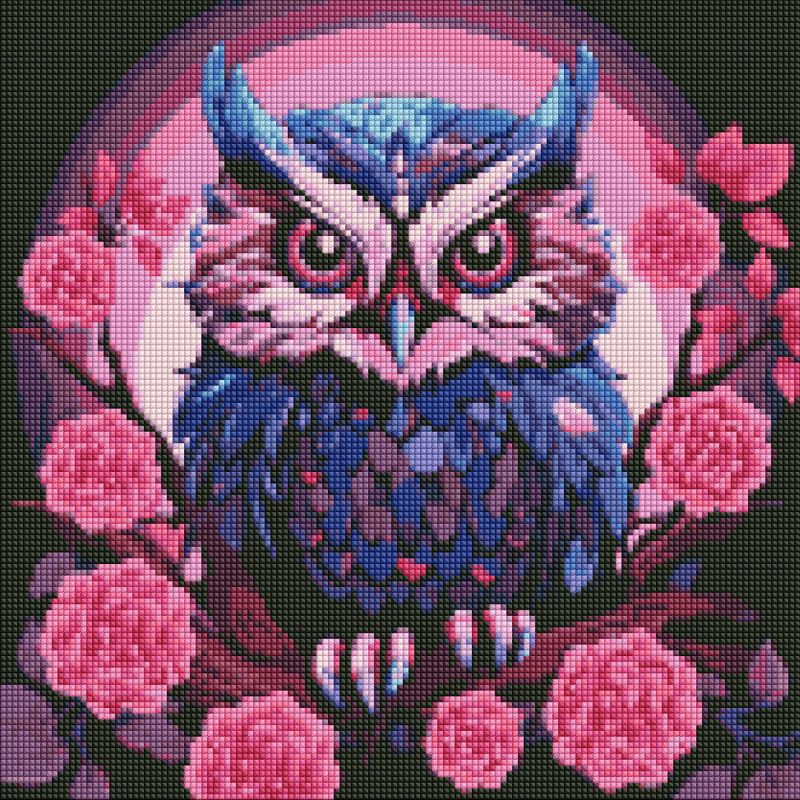 Diamond Painting - Lila Eule ©art_selena_ua