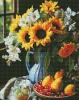 Diamond Painting - Stilleben mit Sonnenblumen ©art_selena_ua