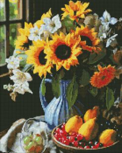 Diamond Painting - Stilleben mit Sonnenblumen ©art_selena_ua