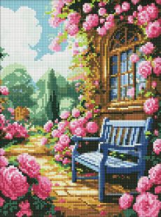 Diamond Painting ohne Rahmen - Blumengarten ©art_selena_ua