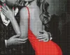 Diamond mosaic - Lovers' embrace