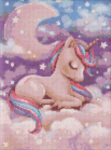 Diamond Painting - Bezaubernder Schlaf mit holografischen Strasssteinen (AB) ©tanya_bonya