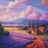 Diamond mosaic - The lavender field ©art_selena_ua