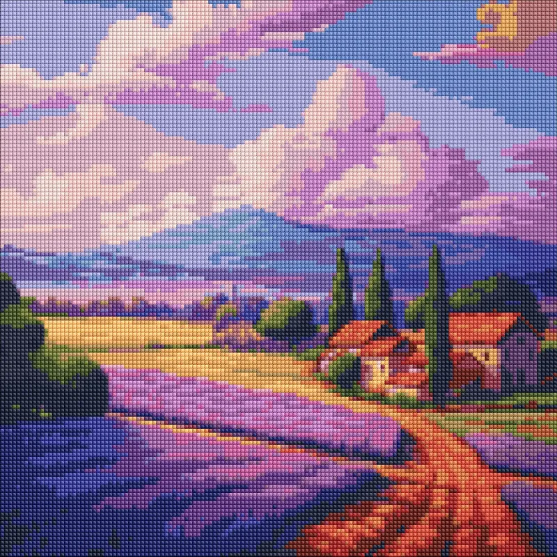Diamond Painting - Das Lavendelfeld ©art_selena_ua
