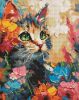 Diamond mosaic - Fluffy kitty ©art.solomiia