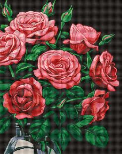 Diamond Painting - Luxuriöse Rosen mit holografischen Strasssteinen (AB) ©art_selena_ua