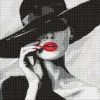 Diamond Painting - Die Dame mit dem Hut ©art_selena_ua