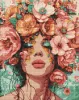 Diamond mosaic - A girl in flowers ©victoria_art___