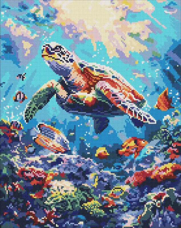 Diamond mosaic - A sea calm ©art_selena_ua