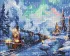 Diamond mosaic - Holiday train ©art_selena_ua