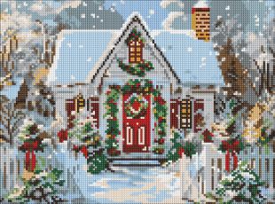 Diamond Painting - Weihnachtshäuschen ©art_selena_ua